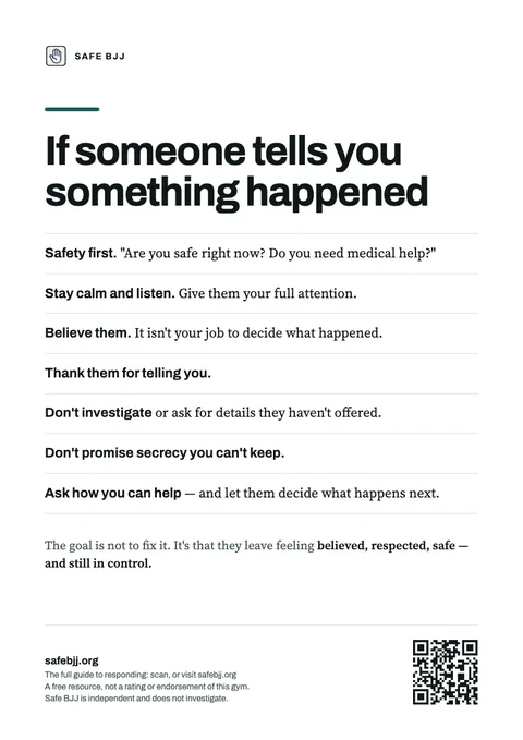 Preview of the poster: If someone tells you