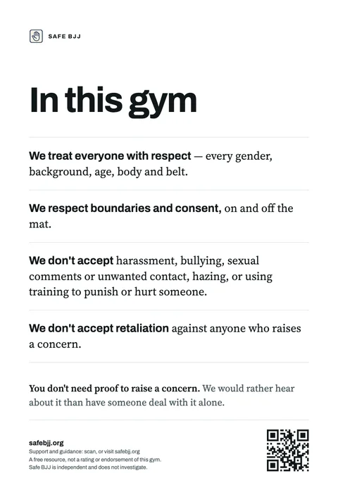Preview of the poster: In this gym